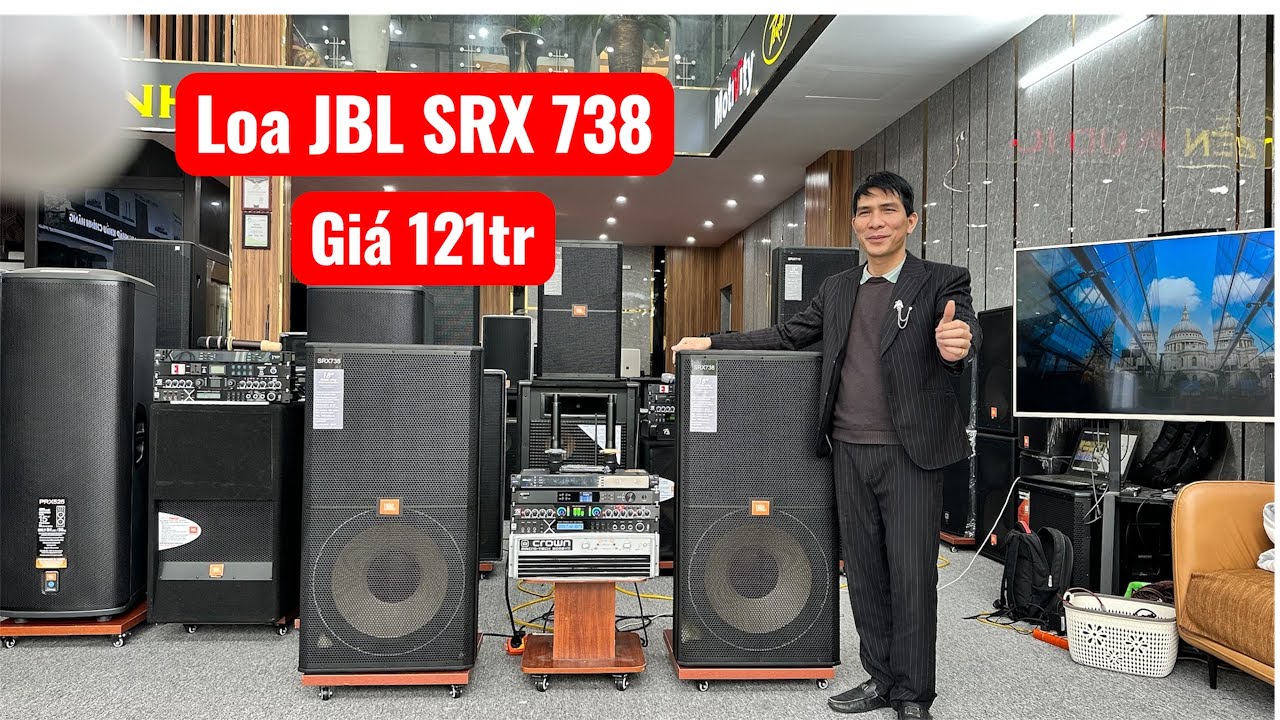 Bộ hát víp 121tr. Loa JBL SRX 738. Crown 5002. Đt 0936.583.140///0368.028.299