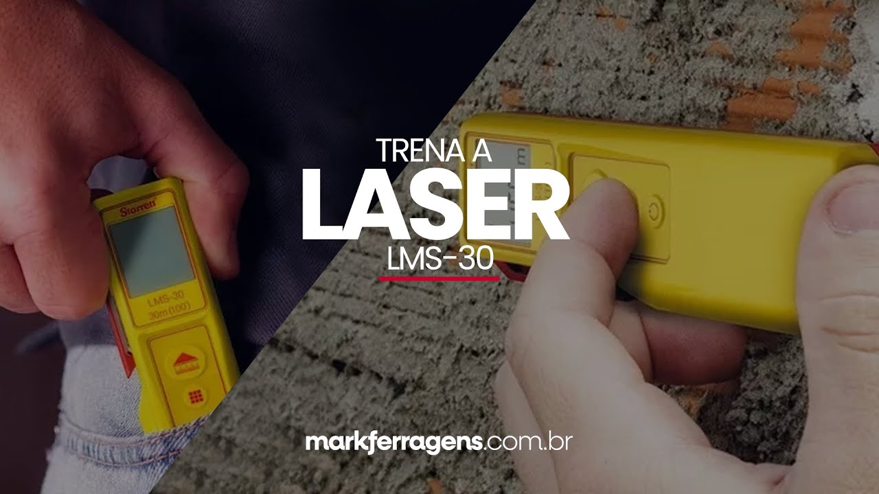 Trena A Laser Lms-30 - Starrett