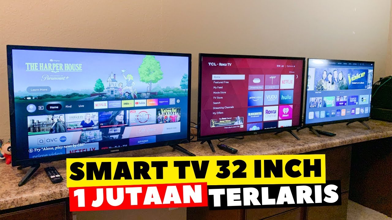 REKOMENDASI SMART TV 32 Inch TERBAIK 2025 | Murah 1 JUTAAN 4K BERKUALITAS