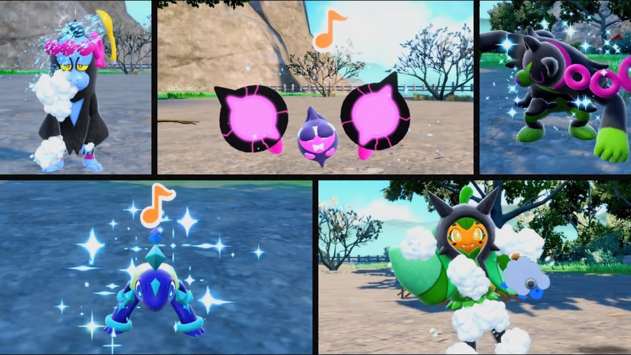 Pok&eacute;mon Scarlet & Violet | Pecharunt United Three Loyal, Orgepon & More - Picnicking Shower!