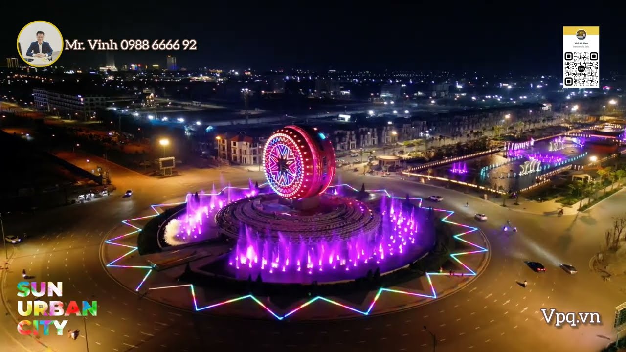 Hàng vạn người dân đổ về xem nhạc nước Sun Urban City Hà Nam