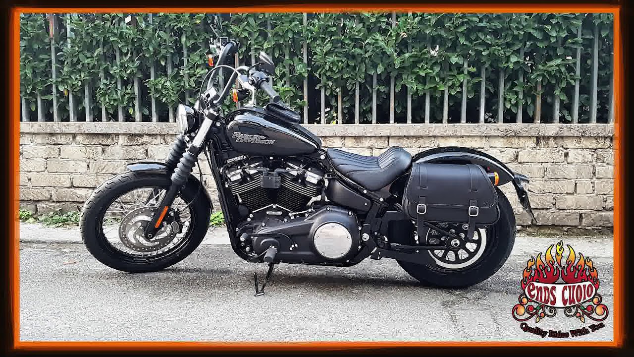 Fat Folk: leather saddlebag for 2018/2022 H-D® Softail® models - installation guide -ENDS CUOIO