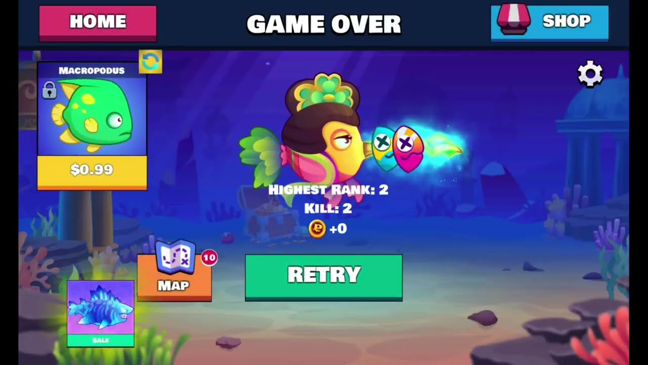 Fishdom 🐠Video [54.7] Hungry Fishs Gameplay | Ads Mini Games New Update 2025 