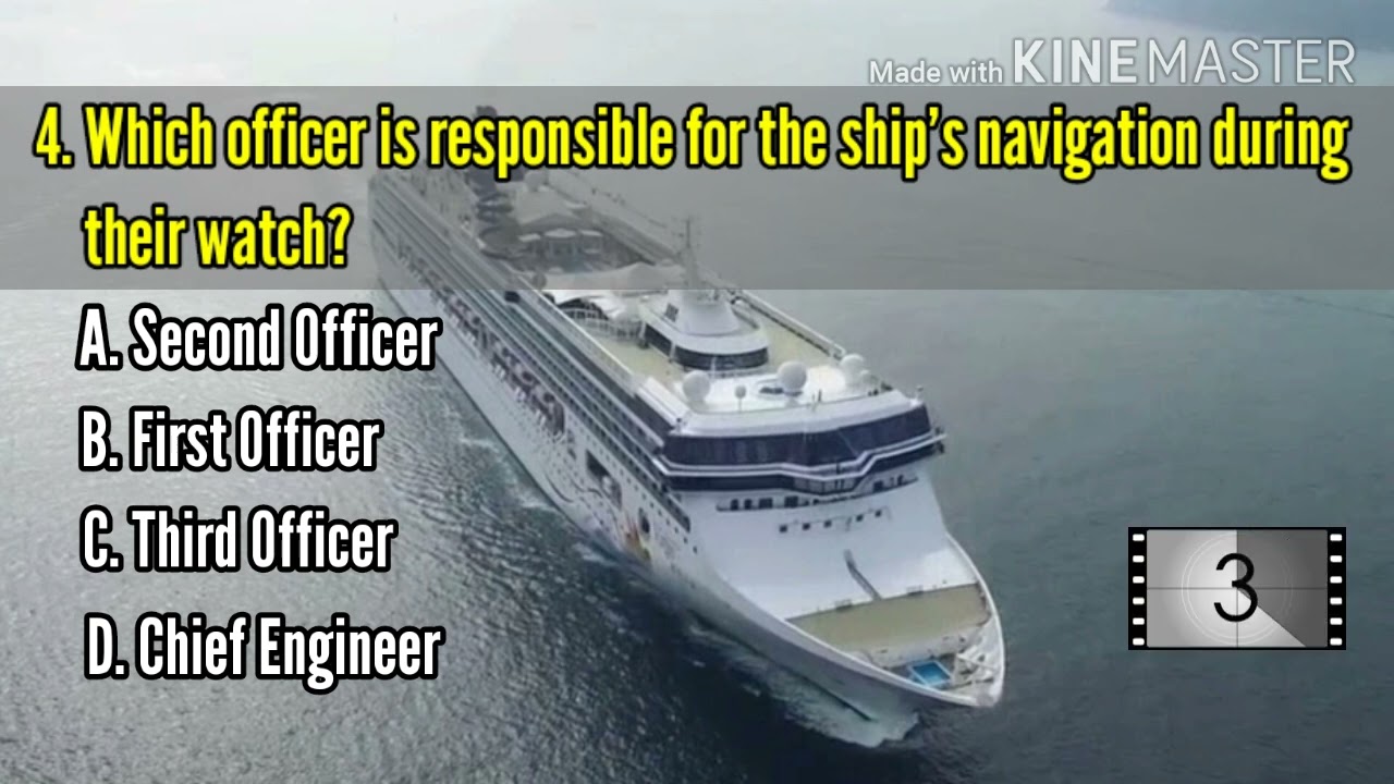 Maritime QUIZ - The RANKS Onboard the Ship   |  How good is your score?