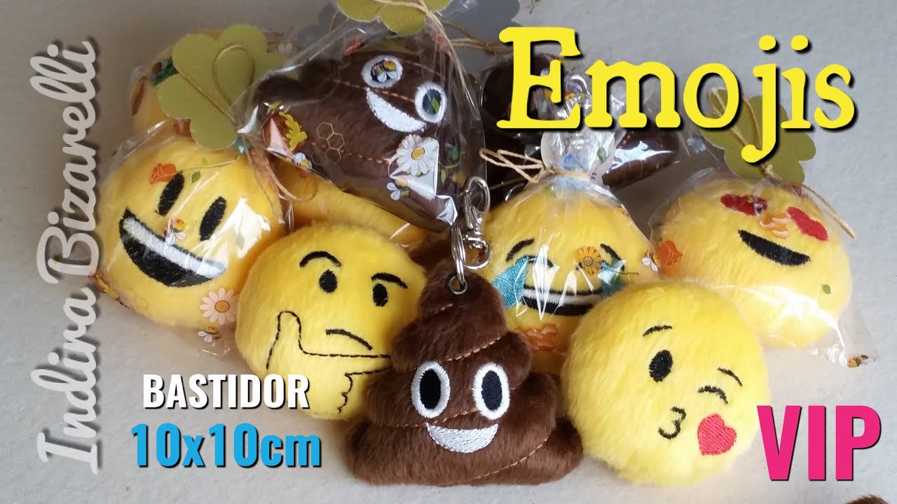 DIY Emojis chaveiros 💩