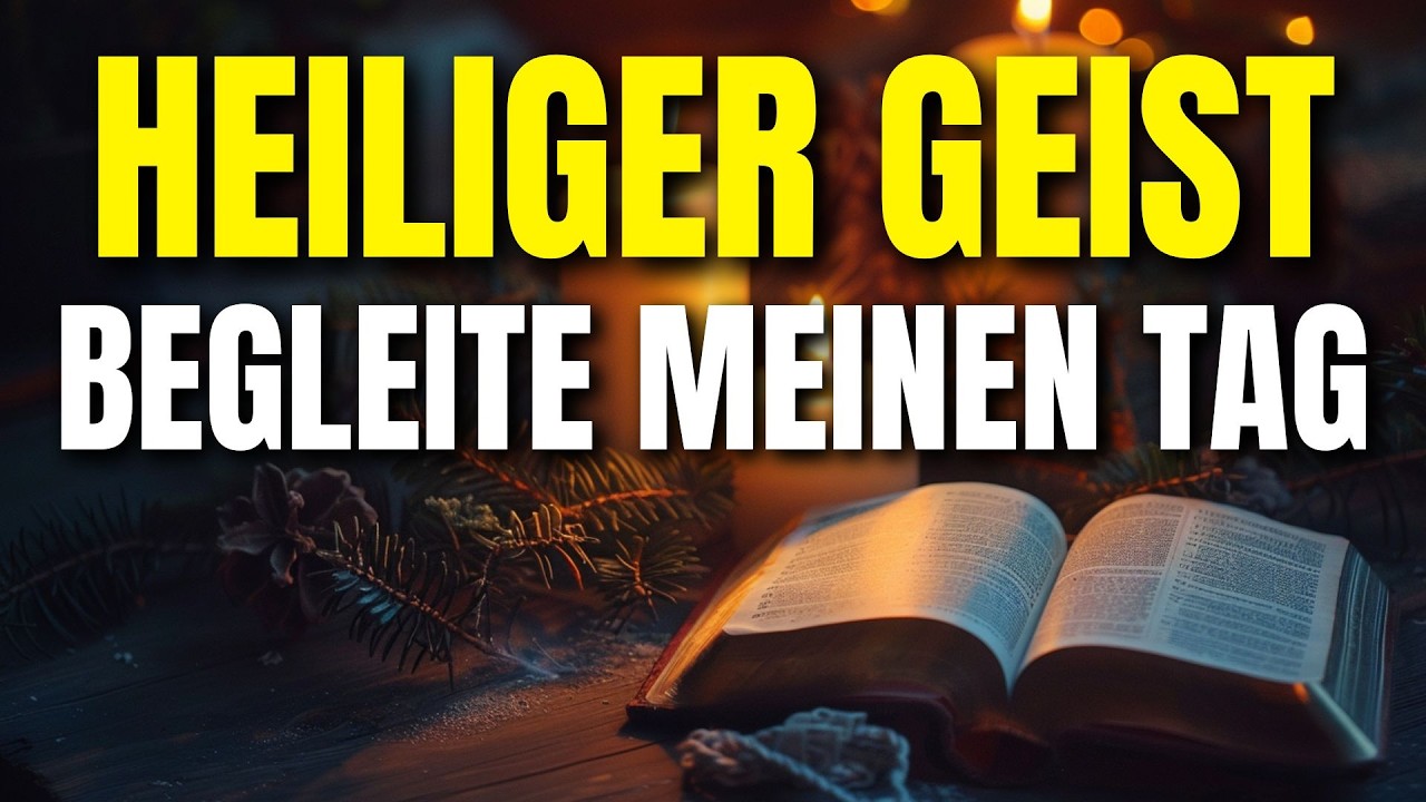 Heiliger Geist, komm in meinen Morgen, setz Dich zu mir und zeig mir den Weg, den ich nicht sehe