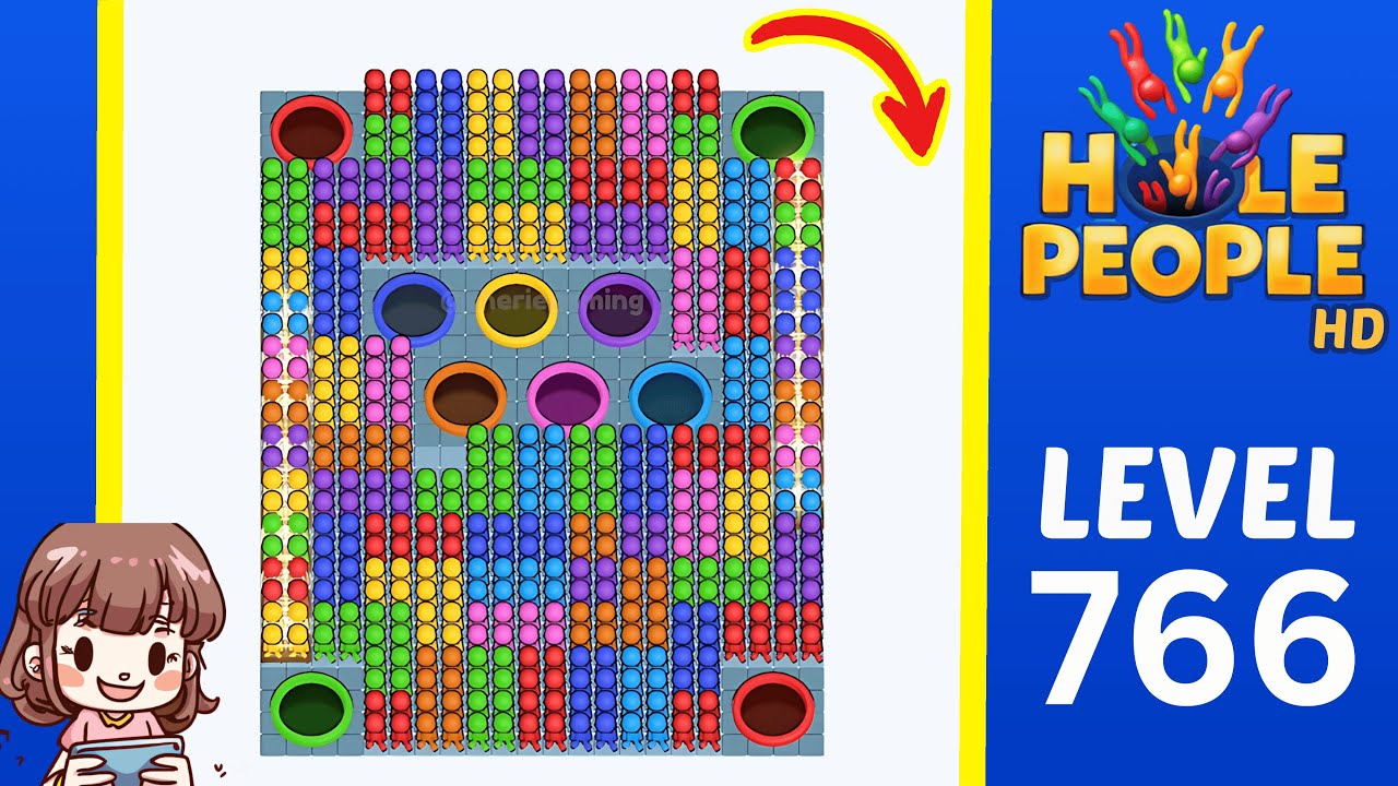 Hole People Level 766 Solution Walkthrough