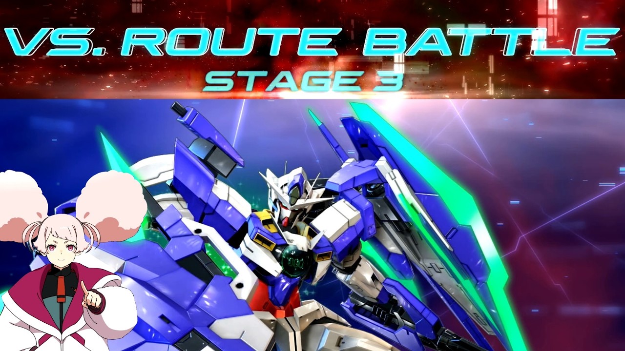 【VS.ルートバトル STAGE3】今日もどこかでインフィニットブースト VS.ルートバトル ダブルオークアンタ フルセイバー with チュアチュリー・パンランチ