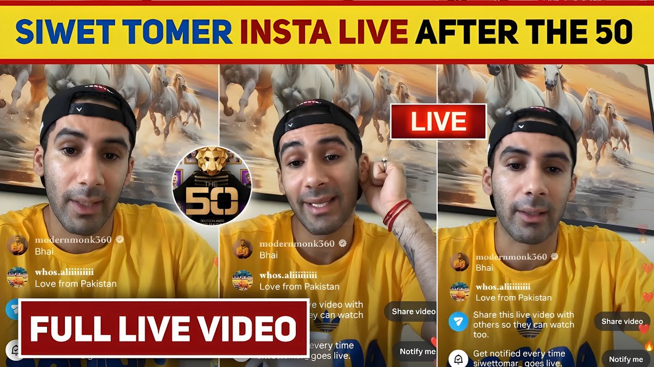 Siwet Tomer FULL INSTAGRAM Live Video after Eviction From The 50  | The 50 Reality Show