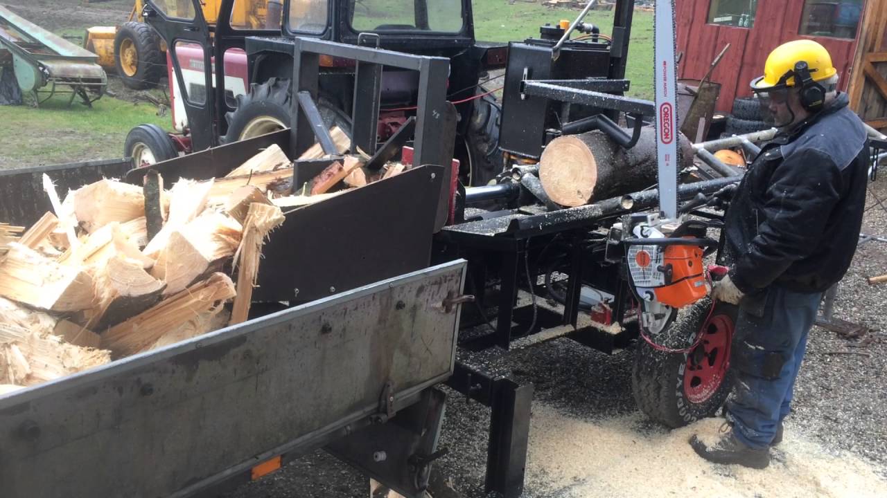 Homemade Firewood Processor - Thors Hammer - First Run (Save kløvemaskine)