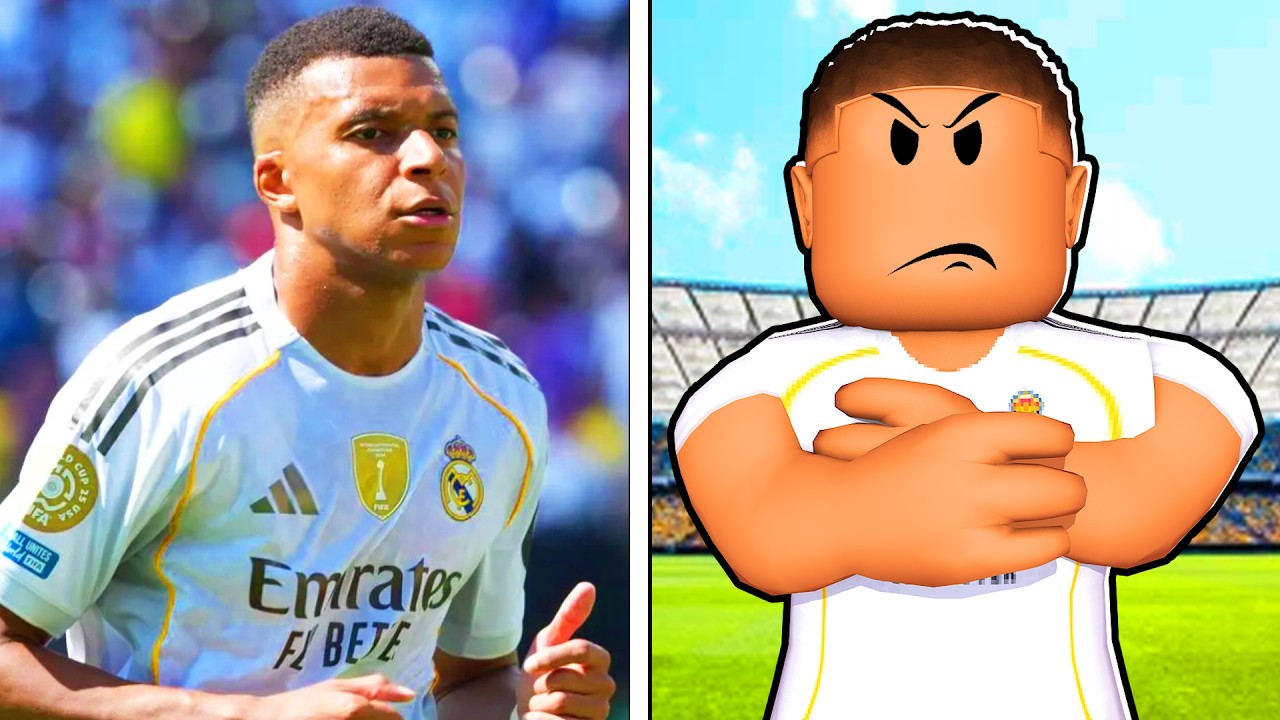 I Created Kylian Mbappe In ROBLOX!