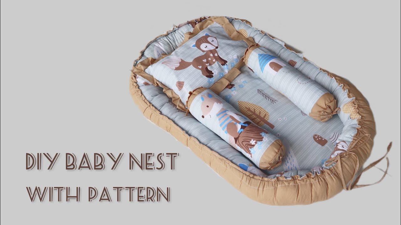 CARA MEMBUAT BABY NEST| Tutorial membuat kasur bayi dengan pola