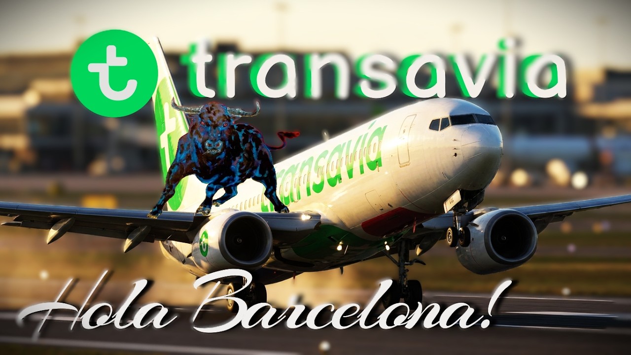 Eindhoven (EIN) - Barcelona (BCN), Boeing 737-800, Transavia air