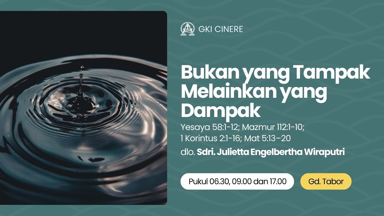 Ibadah Minggu 8 Februari 2026 - Gereja Kristen Indonesia (GKI) Cinere