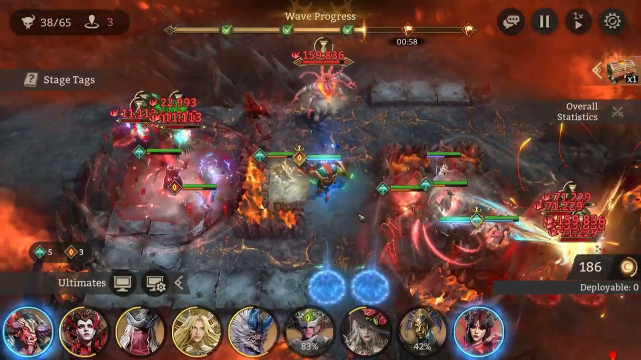 Watcher of Realms Molten Obsidian 4 Level Gold (Nightmare  & Piercer)