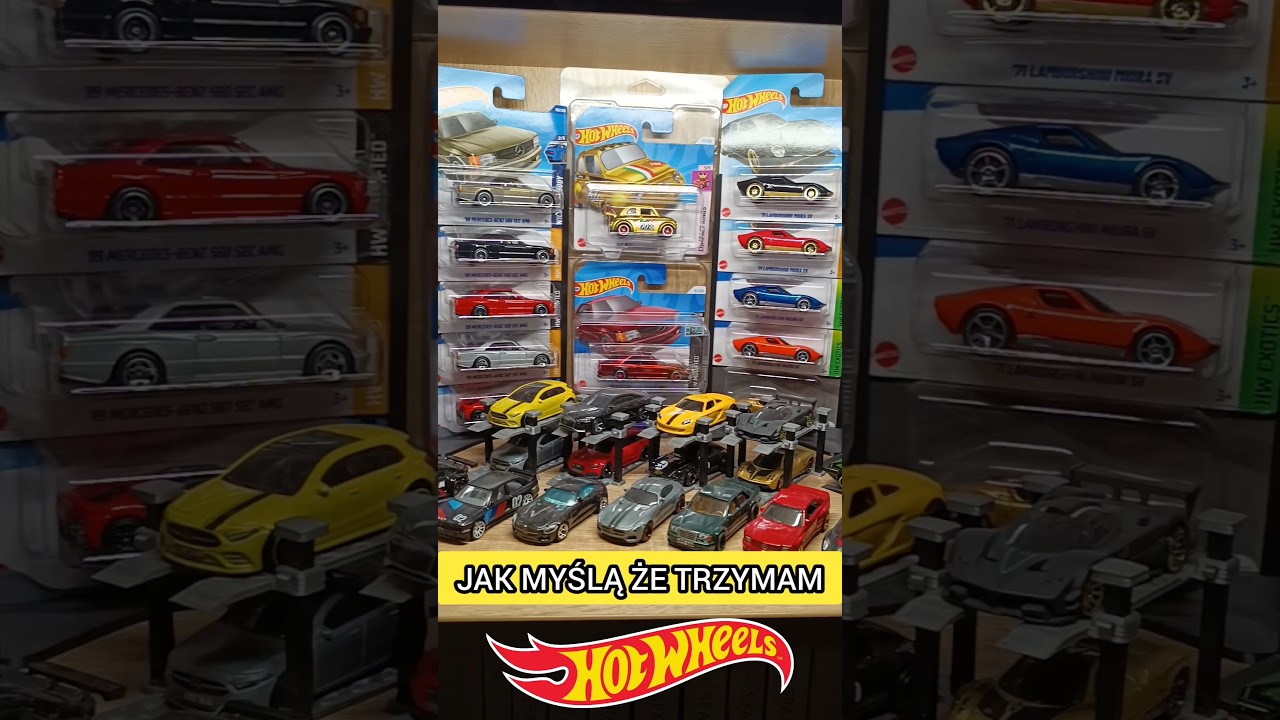 a TY jak trzymasz HOT WHEELS ??