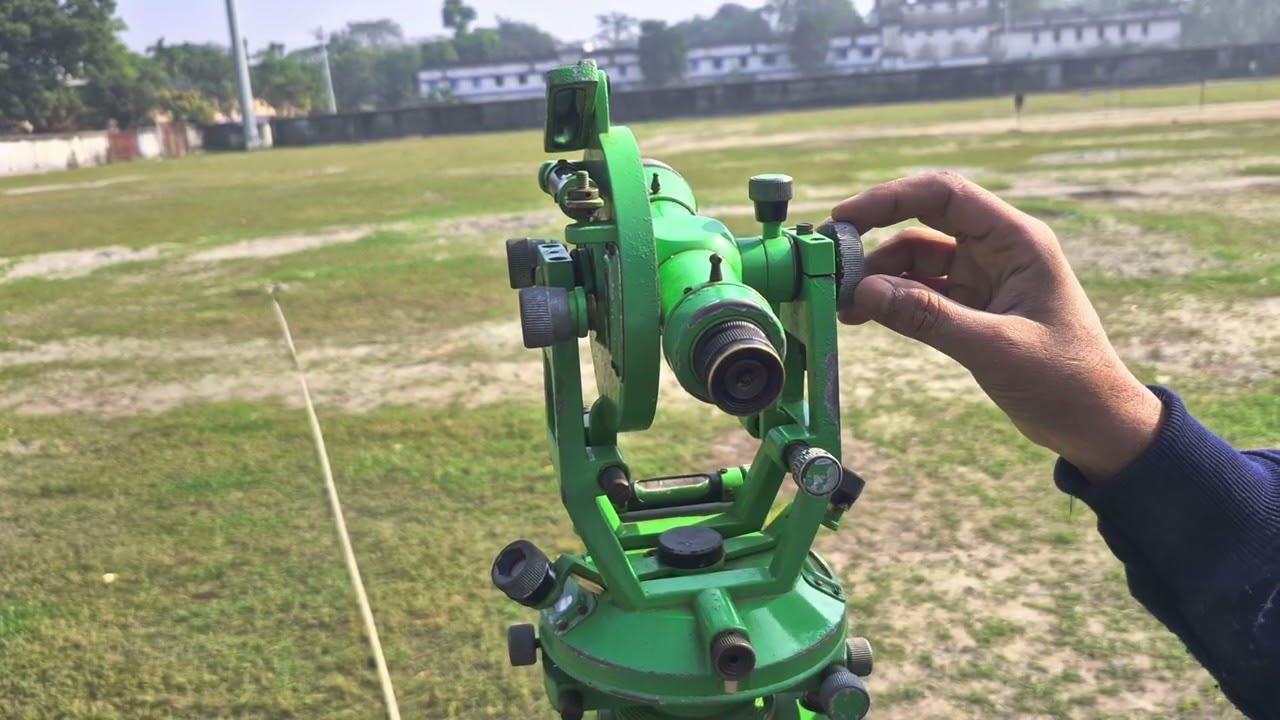 Theodolite _ Setting#surveying  #Geographypractical