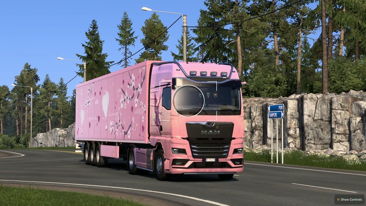 【YG Log 261：260214-05】ETS2：ヘルシンキ － タンペレ（バレンタインギフト）