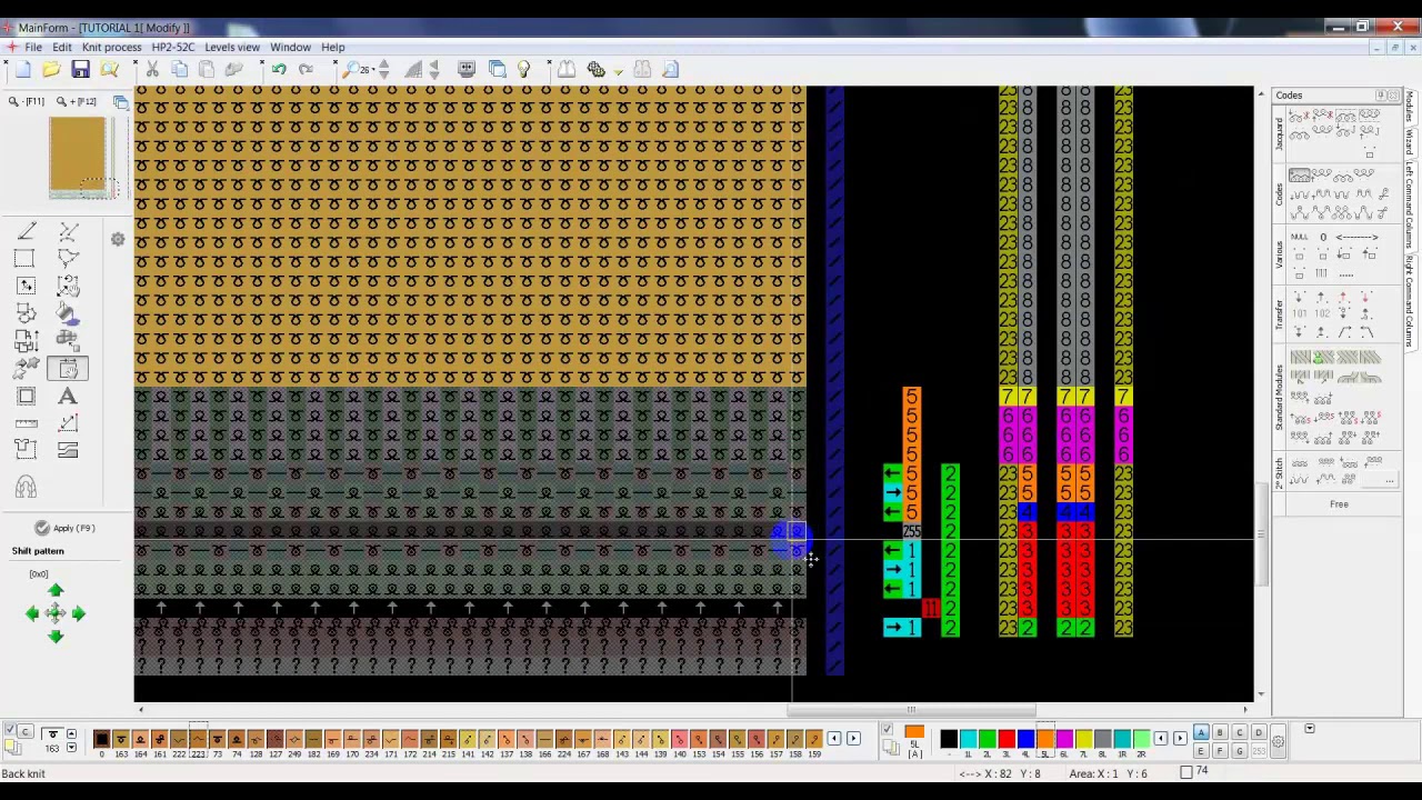 HOW TO MAKE A PATTERN BY USING CKS SOFTWARE ?