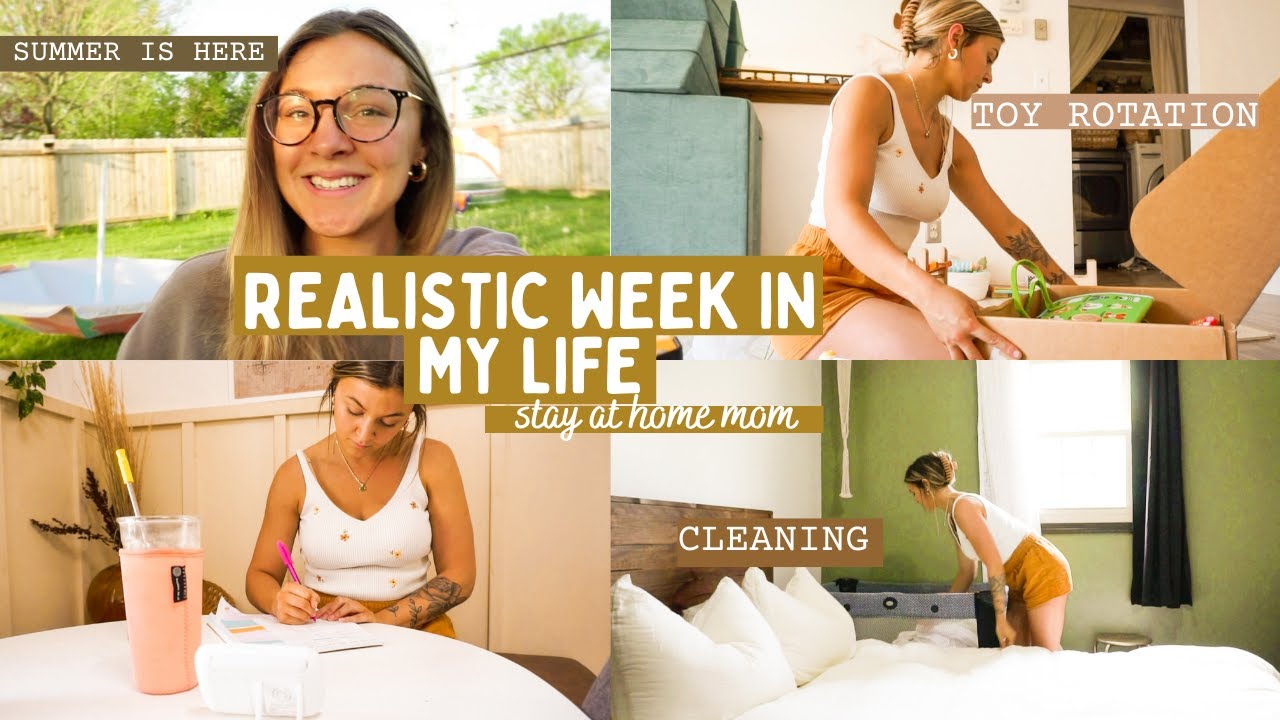 REALISTIC WEEK IN MY LIFE AS A MOM💛...toy rotations, bible study, cleaning