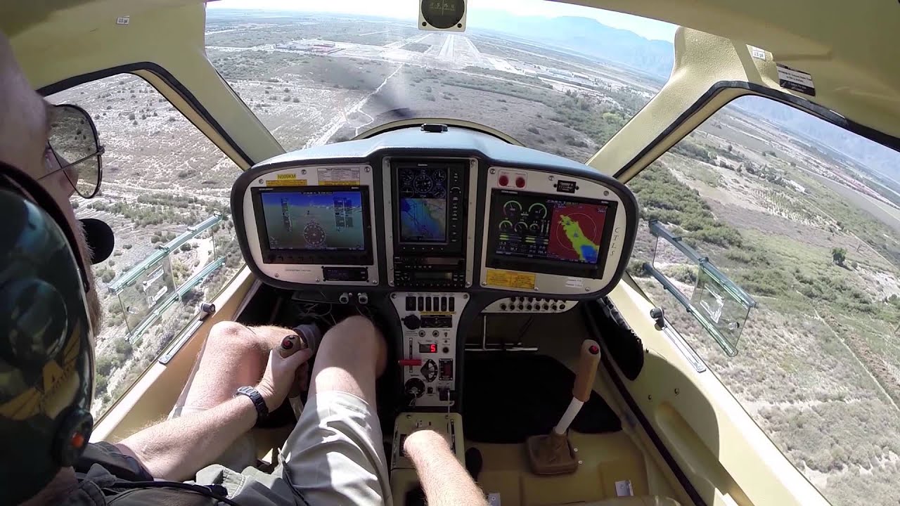 Flight Design CTLS Landing RWY 17 Jacqueline Cochran Airport, Thermal CA.