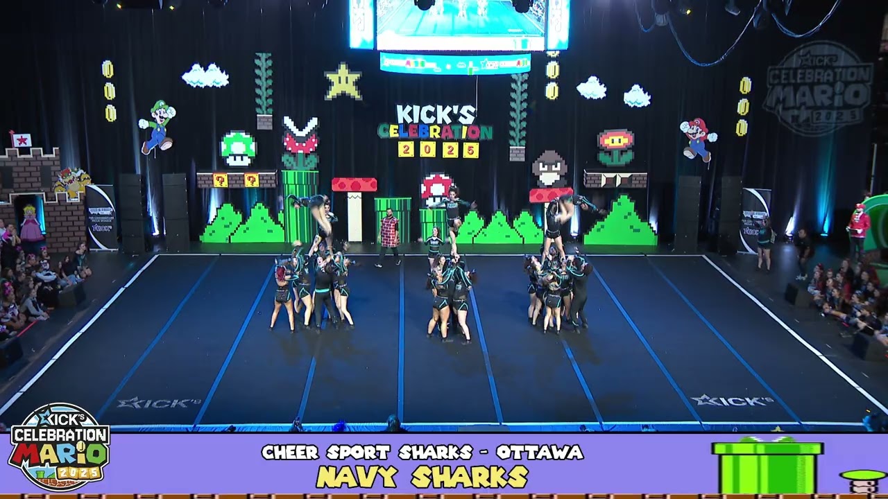 J-127 - Cheer Sport Sharks - Ottawa - Navy Sharks - W-Open-L6NT-CE