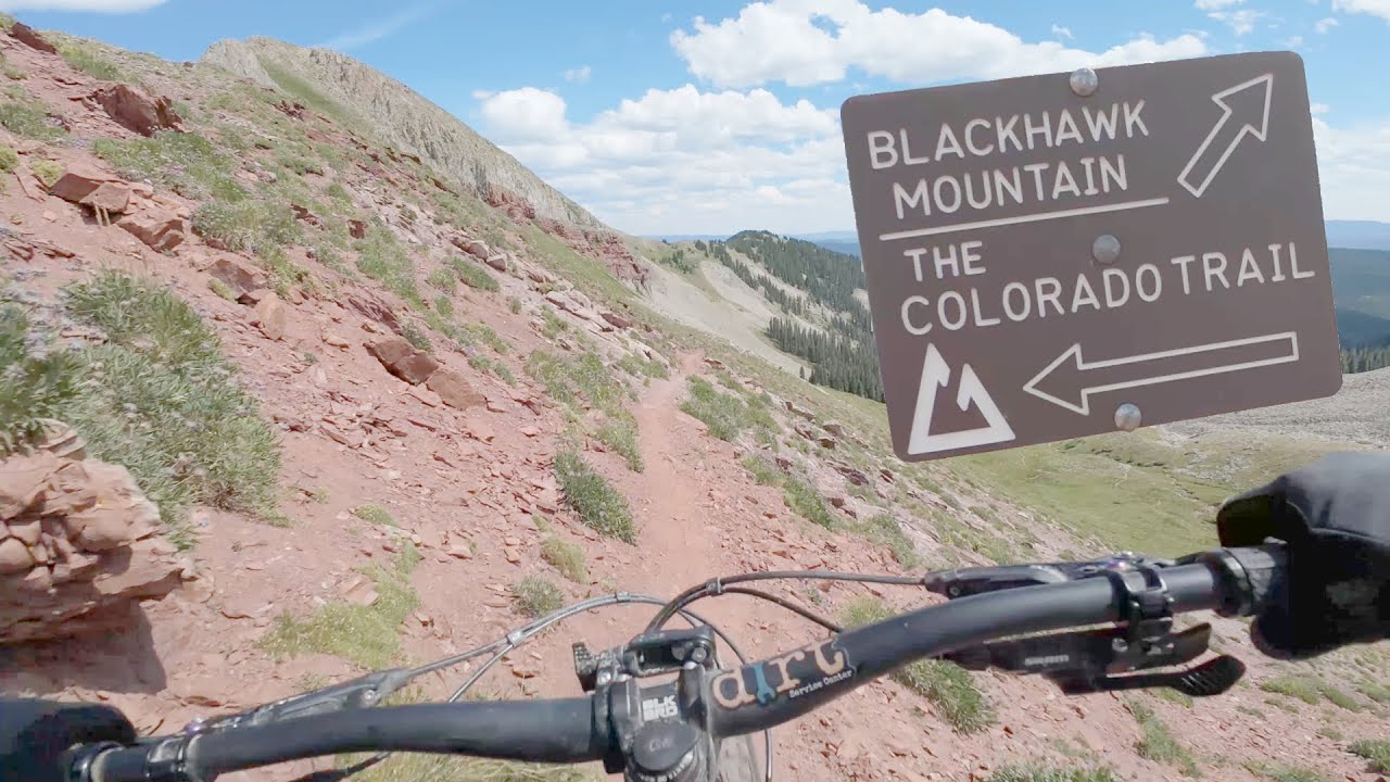 Colorado Trail Blackhawk Pass Epic Backcountry MTB Descent!