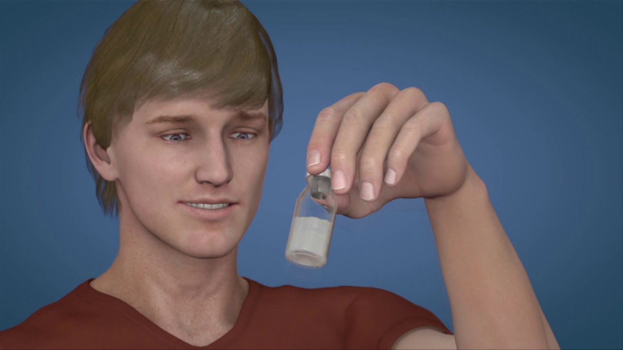 Intravenöse Injektion von Faktor-Konzentrat