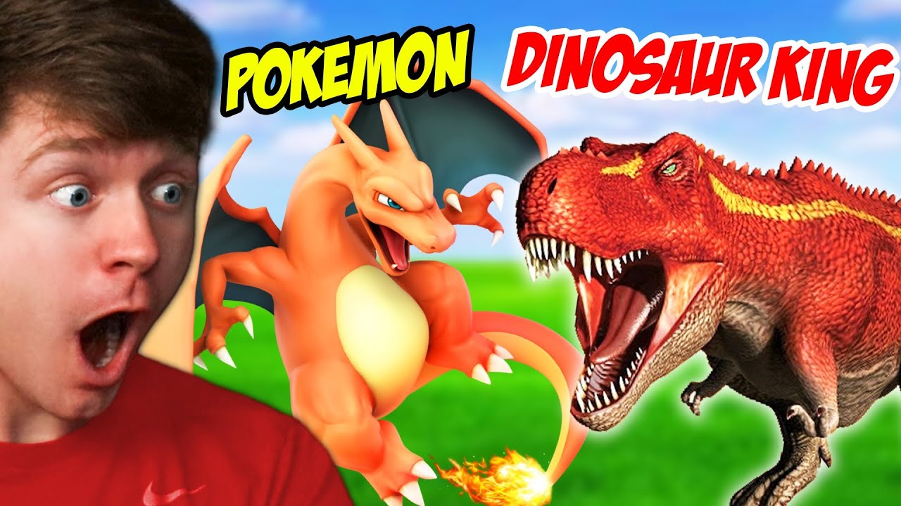 Reacting to DINOSAUR KING vs POKEMON!?