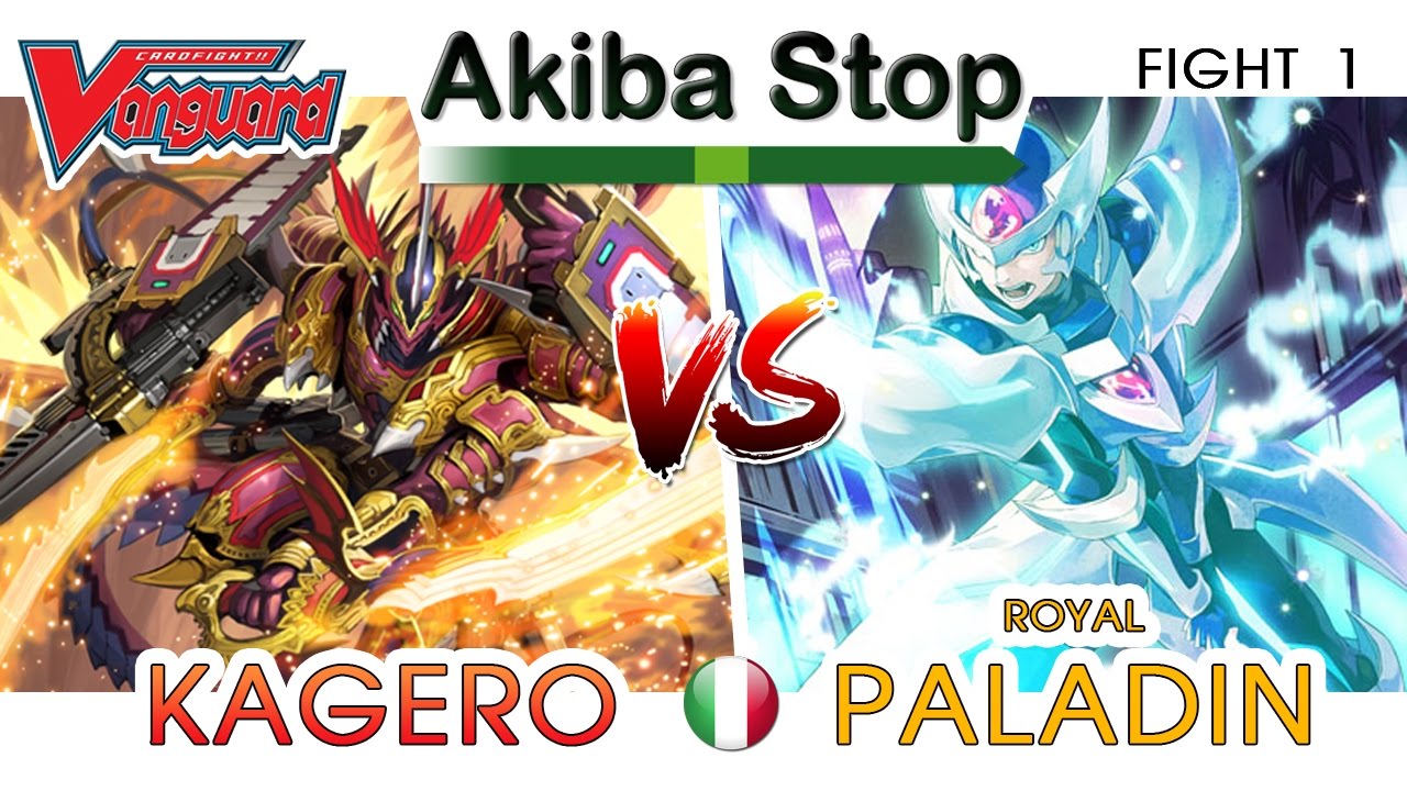 [Cardfight!! Vanguard] Kagero vs Paladino - Akiba Stop