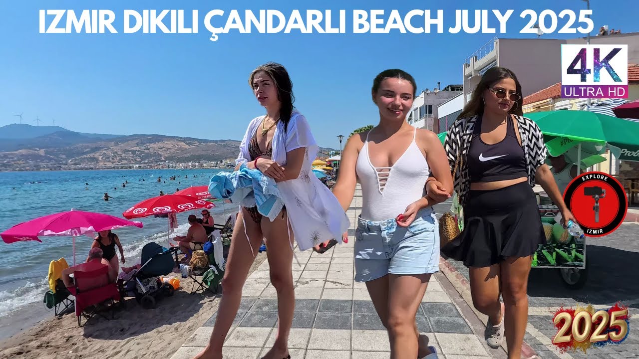 IZMIR DIKILI ÇANDARLI 2025 Walking Tour | 4k UHD 60fps | İZMİR TÜRKİYE
