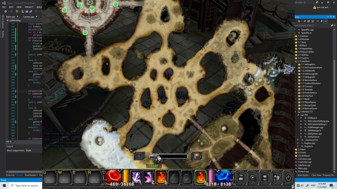 New UI Mini Map MuOnline