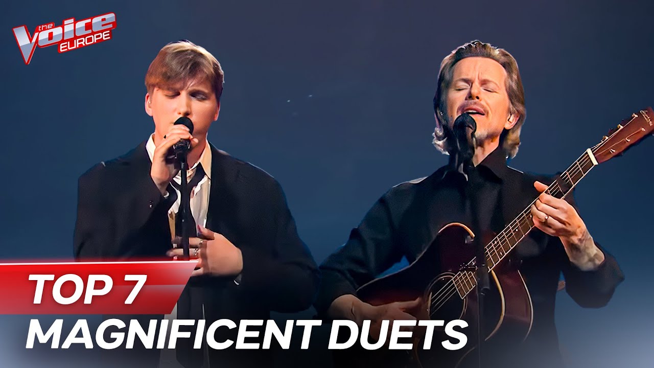 TOP 7 MAGNIFICENT Coach And Talent Duets | The Voice Europe