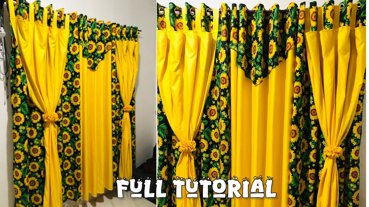 Simple Curtain | How to make a ring Curtain | Full Tutorial for Beginners