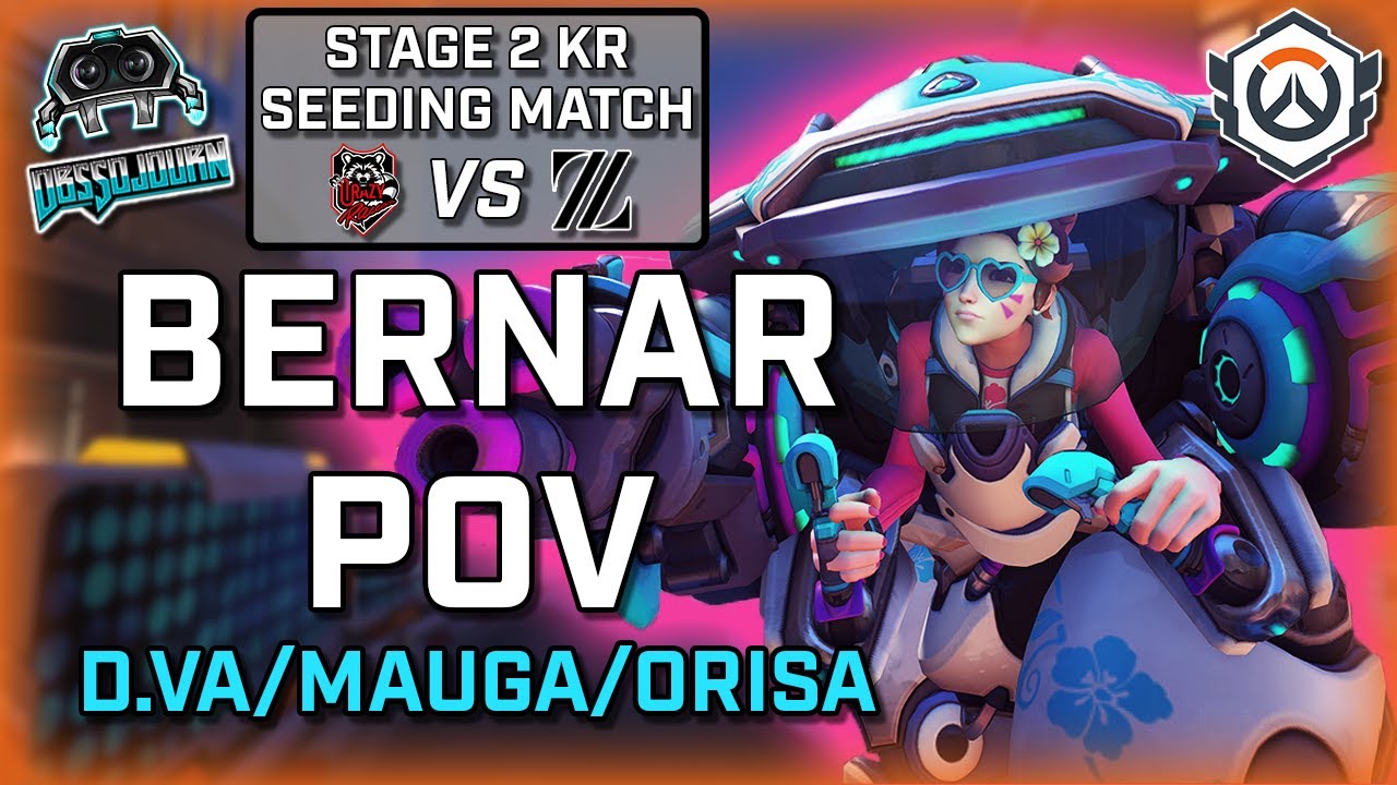 [Bernar POV] Crazy Raccoon vs ZETA DIVISION | Stage 2 KR Seeding Match | OWCS