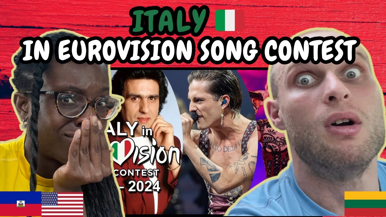 REACTION TO Italy 🇮🇹 in Eurovision Song Contest (1956-2024) | FIRST TIME HEARING