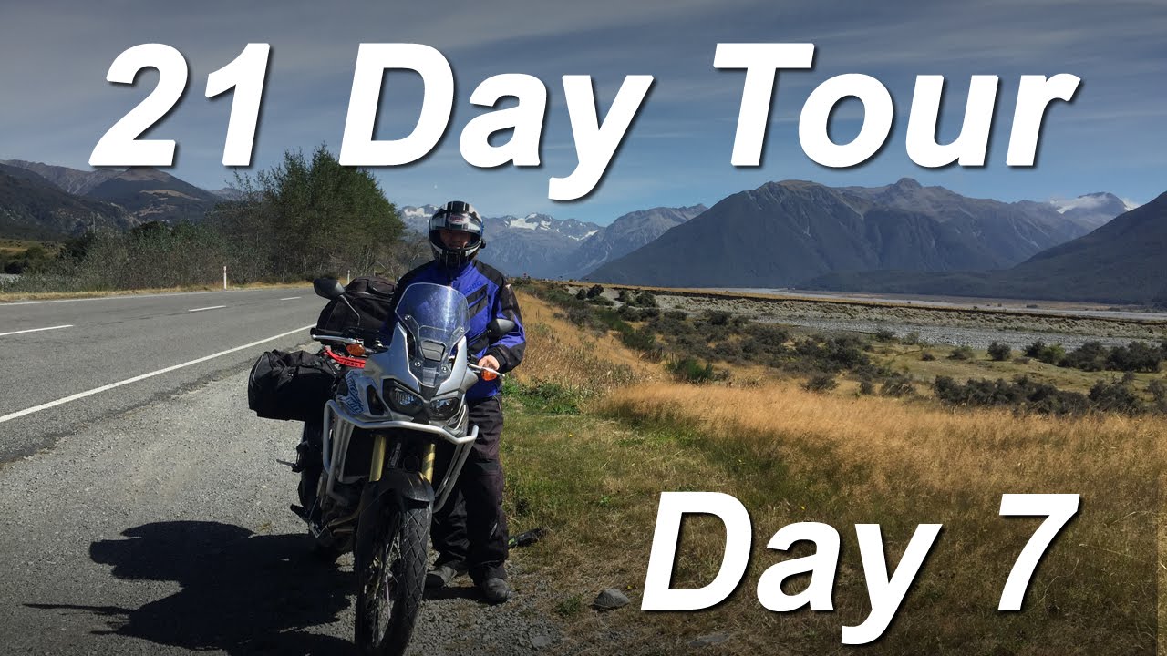 2016 AFRICA TWIN 21 day tour NZ South Island. DAY 7