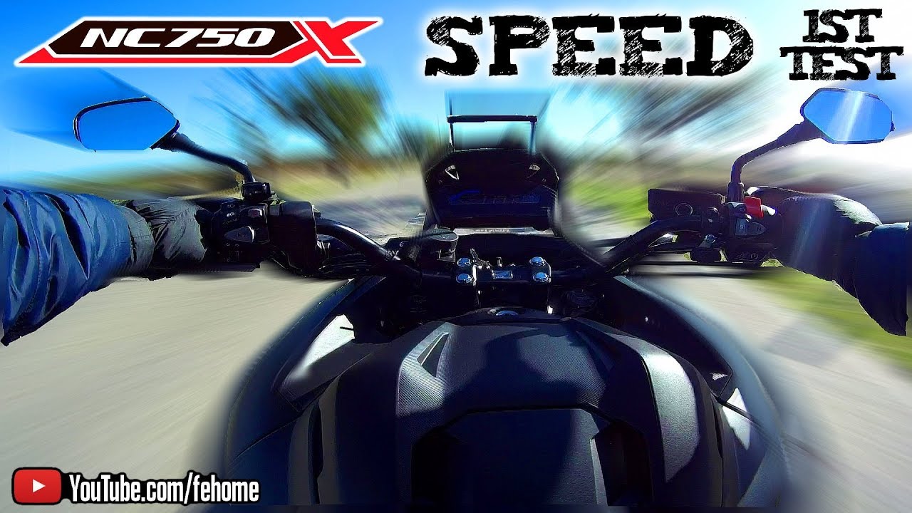 🏍️ Honda NC750X DCT 2020 Speed @8:35 (and sound test)