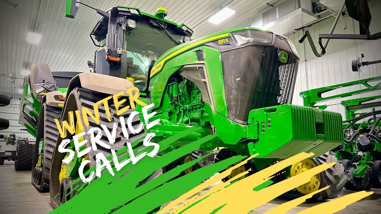 Для зимнего обслуживания необходим телескопический погрузчик John Deere 8RX 410 и 3400.