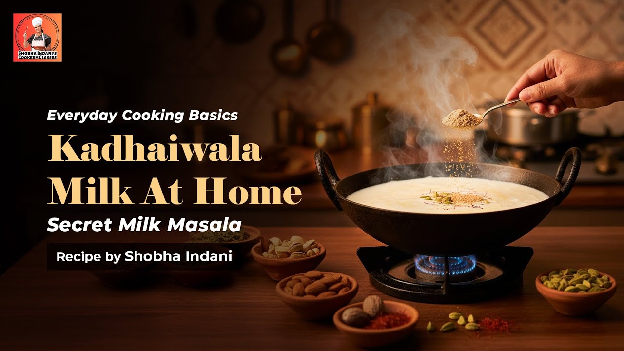 Street-Style Kadhai Doodh at Home 🥛 | Milk Masala Recipe 🔥
