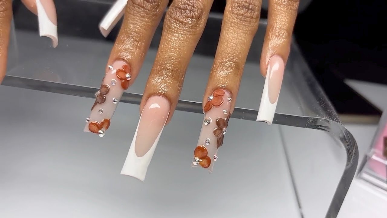 Watch Me Do Brown Freestyle Nails 💅🏾👩🏾‍🎨