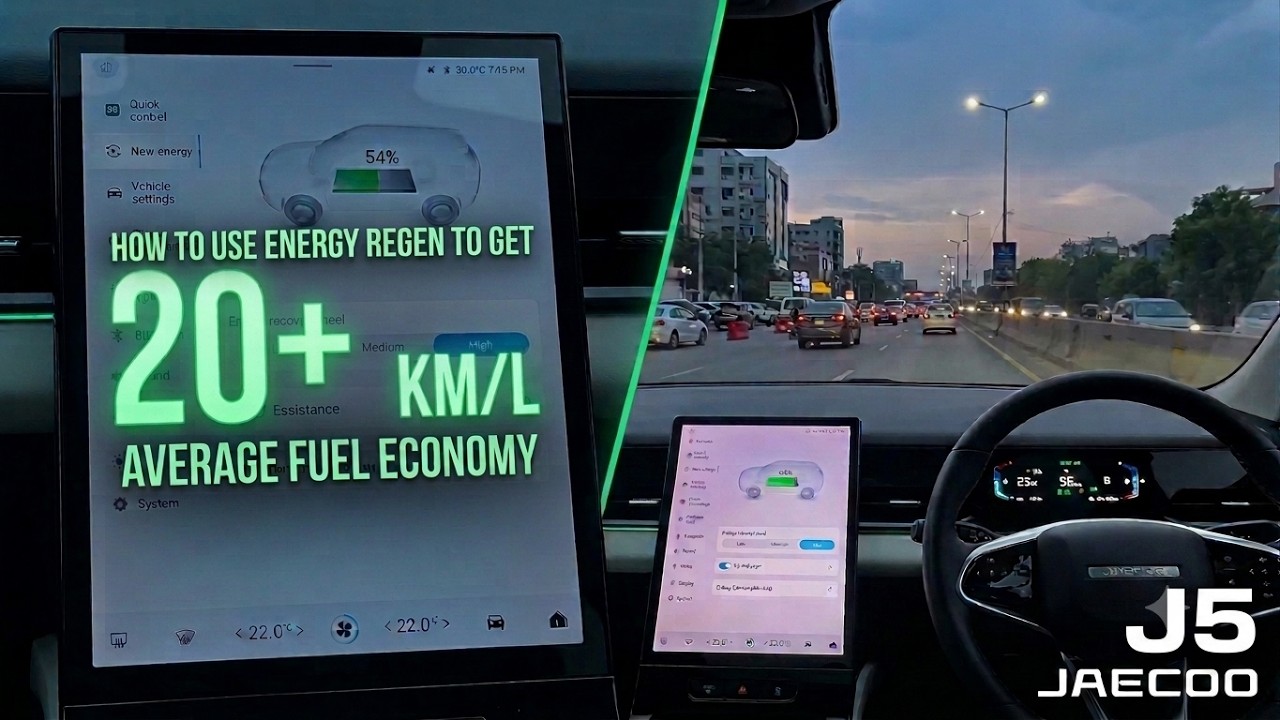 Stop Wasting Fuel! How to Use Energy Regen in Jaecoo J5 🚗⚡