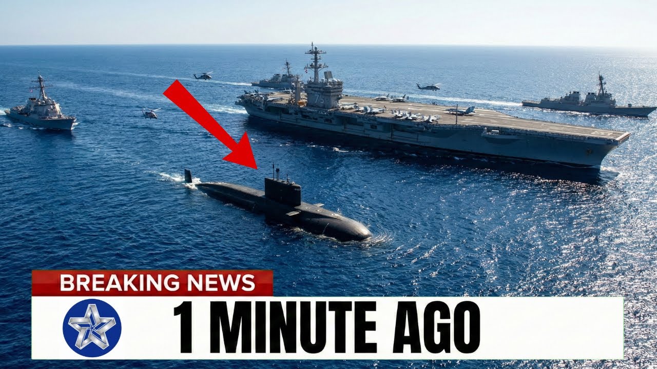 Iranians Submarine Close In On A U.S. Carrier – U.S. Forces Responded Immediately On The Spot.