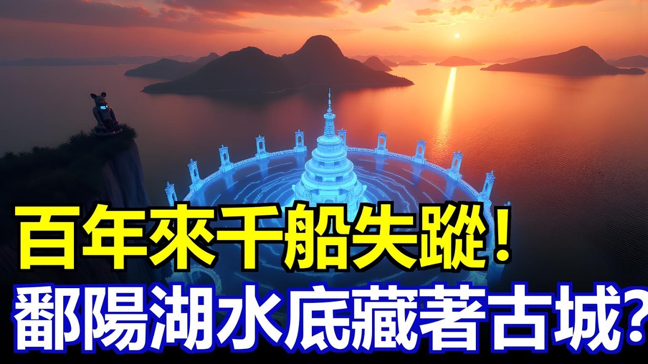 鄱陽湖水底竟然藏著神秘古城？鄱陽湖老爺廟水域為何比百慕大還邪門？#鄱陽湖 #老爺廟水域 #中國百慕大 #水下古城 #磁場異常 #離奇失蹤
