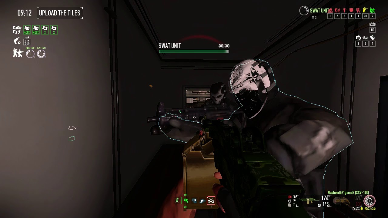 Payday 2 - Framing Frame (Day 3), Death Sentence[OD], Solo, No (AI, Downs)