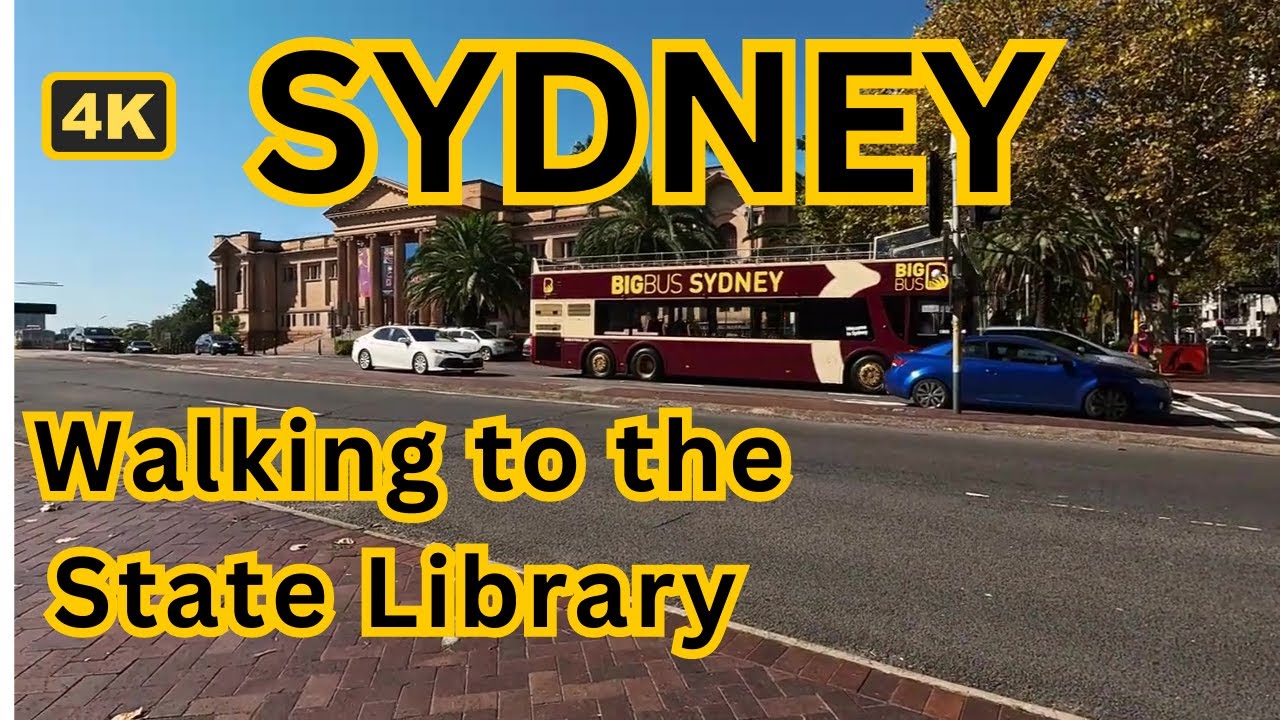 Walking from Circular Quay to the State Library of NSW || Sydney, Australia