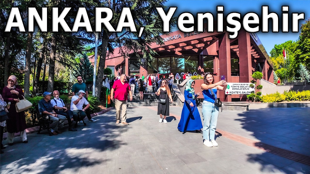Kurtuluş Parkına Yürüyüş | 4K Walking Tour of ANKARA's Wedding Center