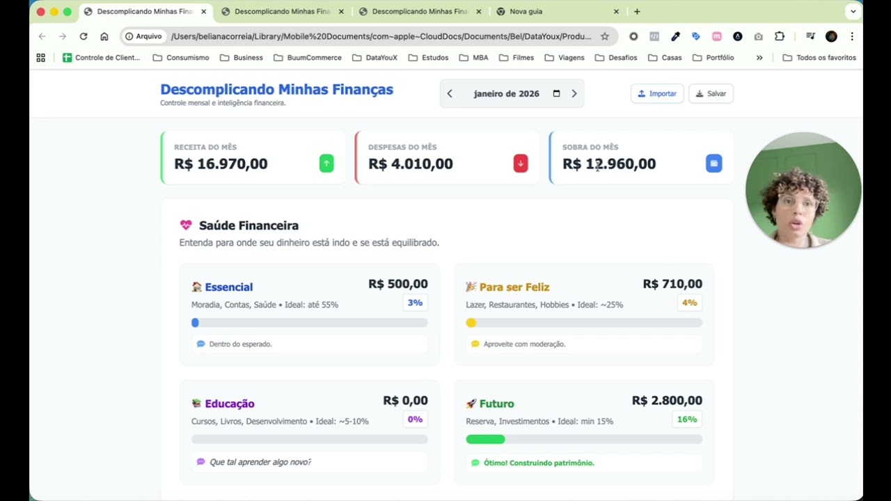 Descomplicando minhas finanças - Para quem quer Controle