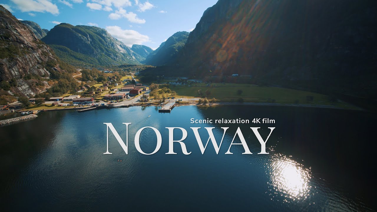 Discover Norway Travel Magic. 4K relax film with Inspiring music