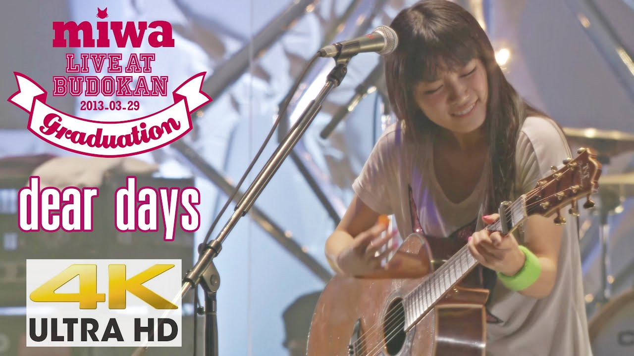 miwa - LIVE AT BUDOKAN ~Graduation~ 2013 - dear days [4K]